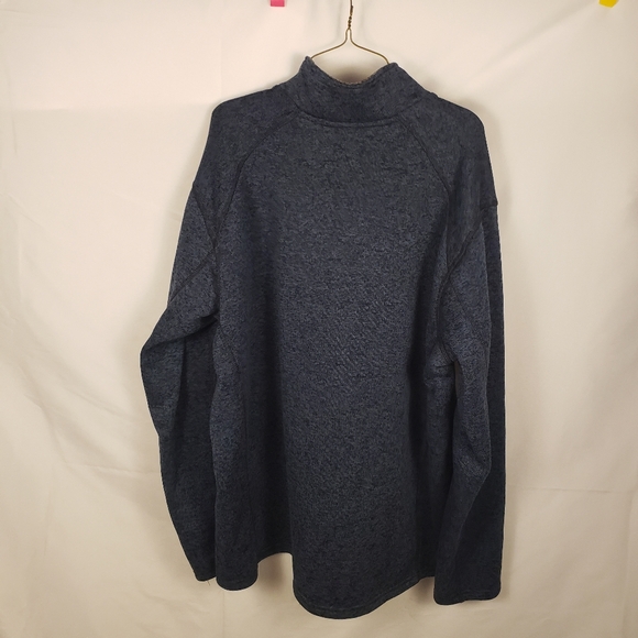Eddie Bauer Men's Blue Quater Zip Sweater Size 2xl - Picture 4 of 4